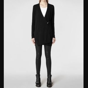 Allsaints "Inch Open Back" cardigan sz. 0